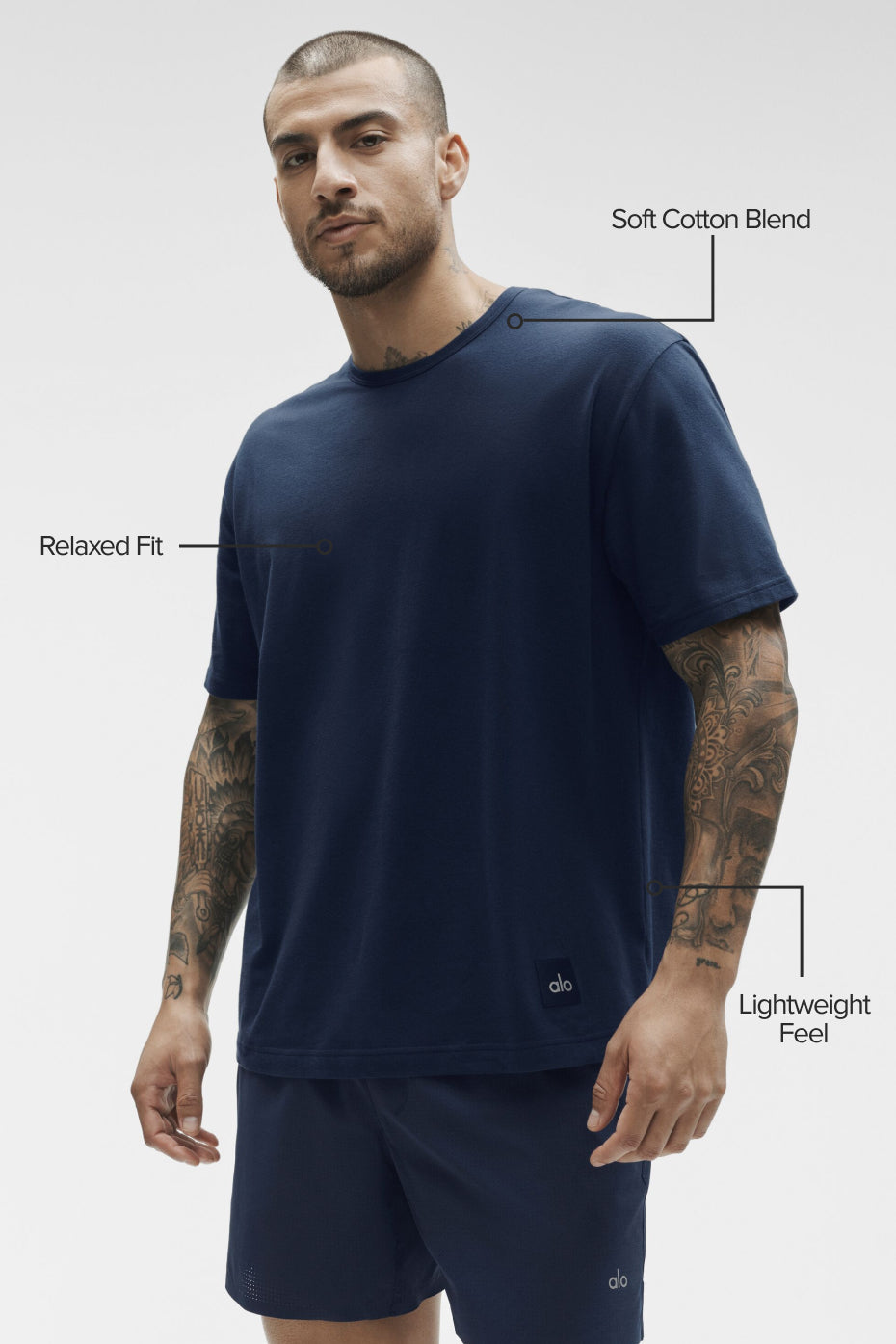 Street Essential Tee - Navy