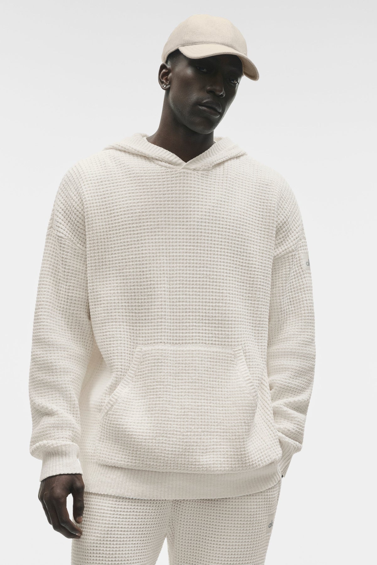 Waffle Chenille Edition Hoodie - Ivory