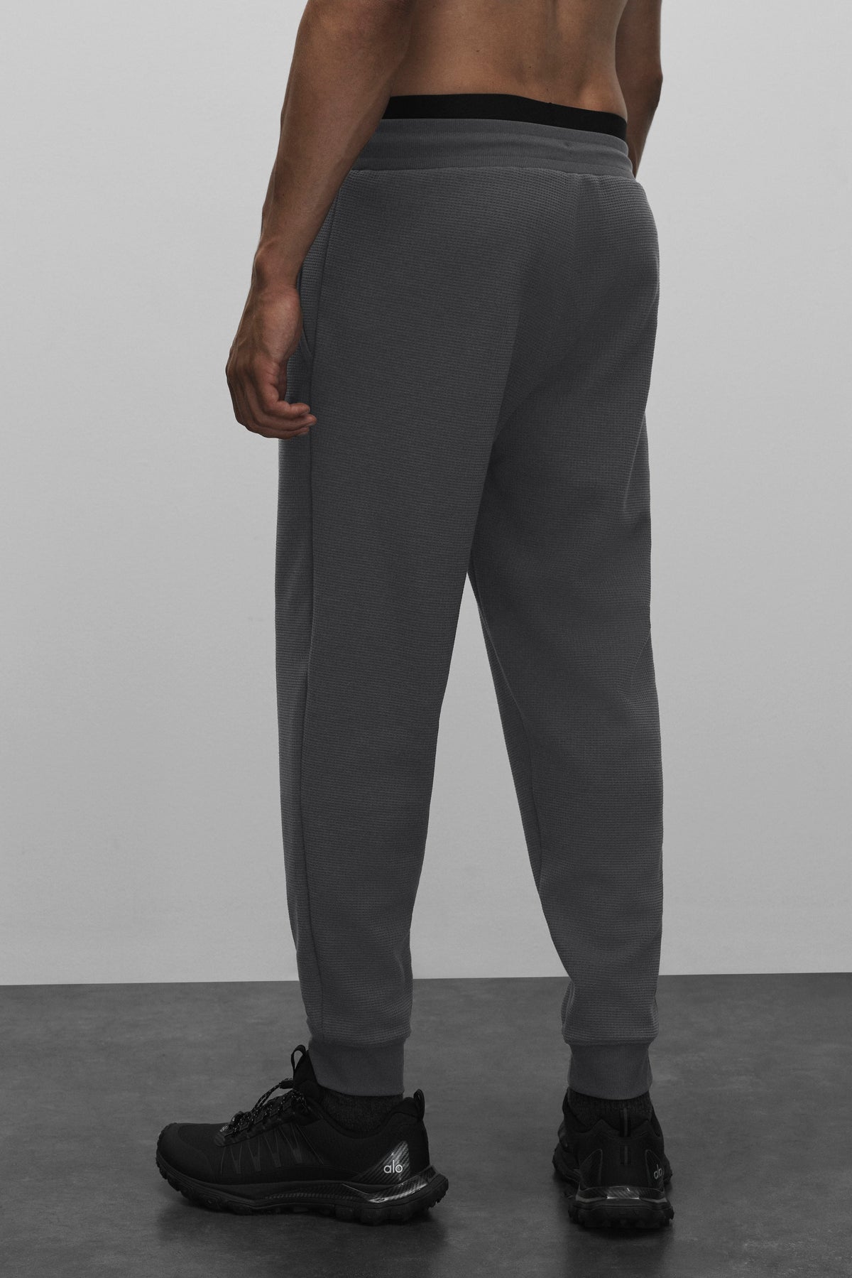 Waffle Lounge Jogger - Anthracite