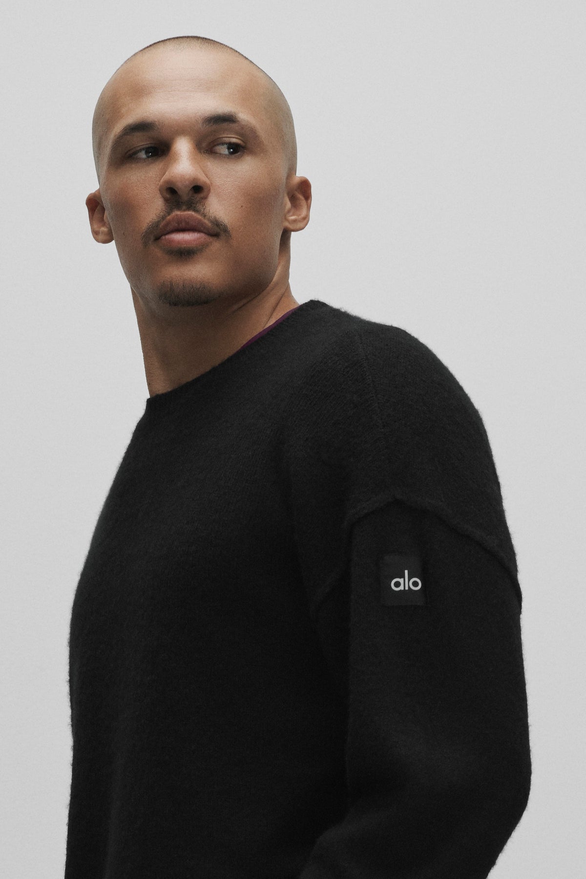 Unisex Wool Cashmere New Class Crewneck Sweater - Black