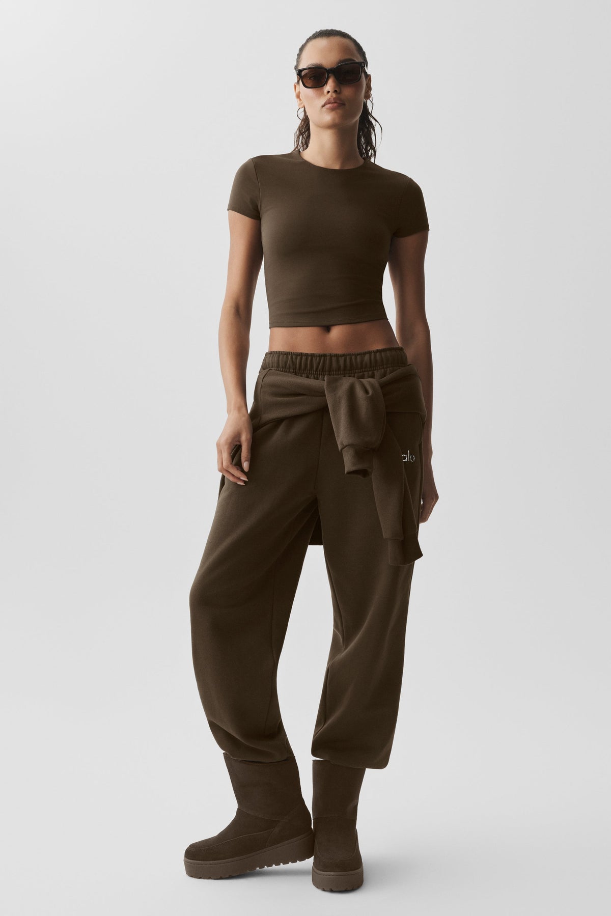Accolade Straight Leg Sweatpant - Espresso