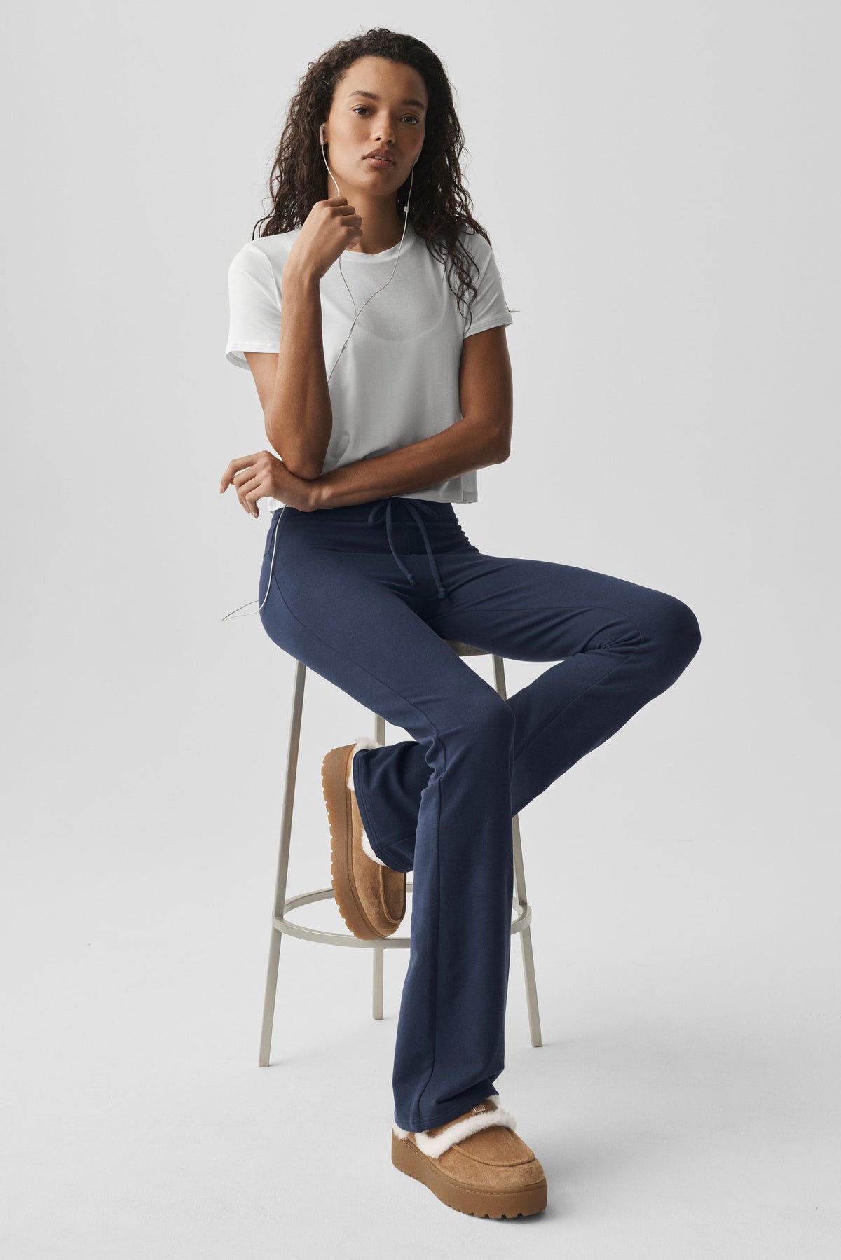 Sway Bootcut Sweatpant - Navy
