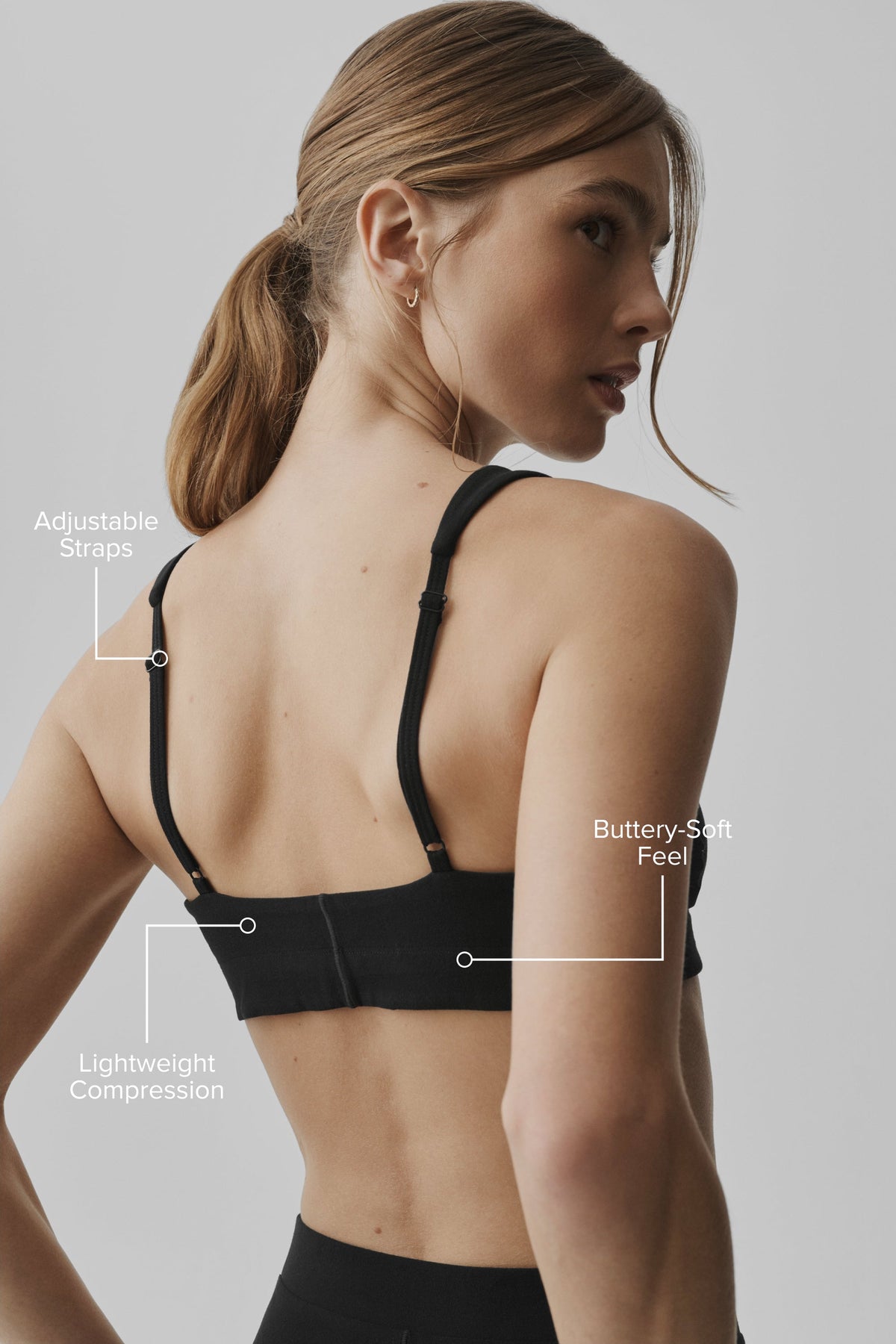Alosoft Sincere Bra - Black